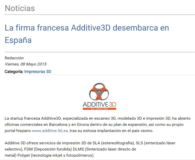 Servicio de impresión 3D en Girona y Barcelona