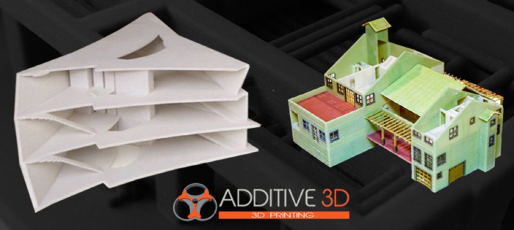 Maqueta edificio por impresin 3D