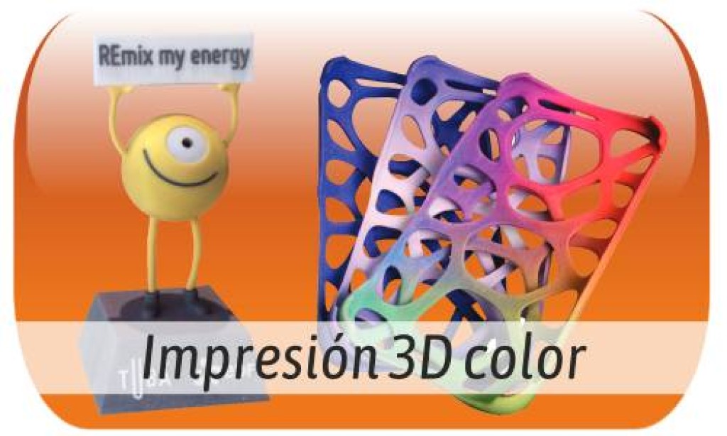 Tecnología de impresión 3d color
